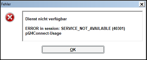 pl24connect subscription error
